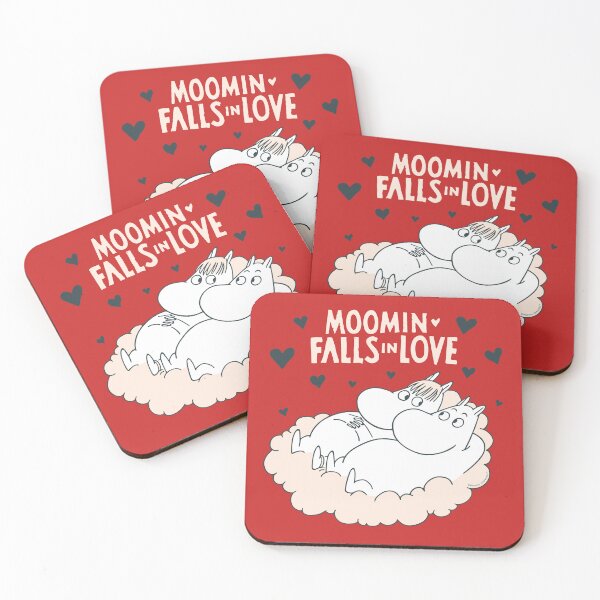 Item preview, Moomin Falls In Love Moomintroll & Snorkmaiden designed and sold by MoominStore.