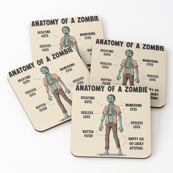 Item preview,  Anatomy of a Zombie designed and sold by Vintage Designs +.