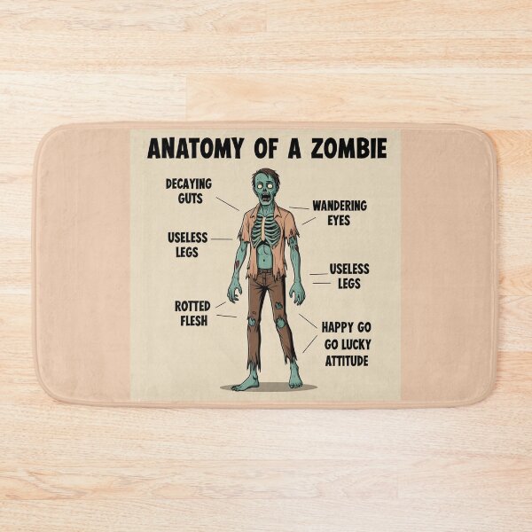 Item preview,  Anatomy of a Zombie designed and sold by Vintage Designs +.