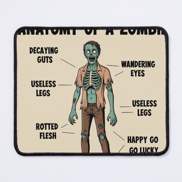 Item preview, Anatomy of a Zombie designed and sold by Vintage Designs +.