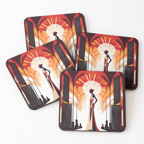 Item preview, Art Deco Woman 192 designed and sold by Made-by-Gus.