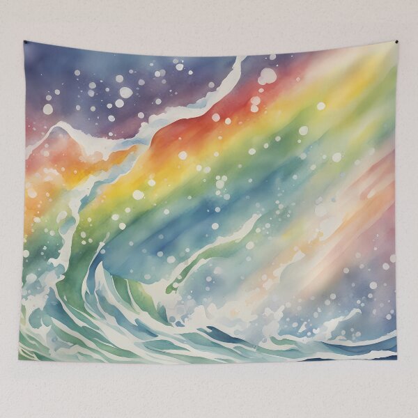 Item preview, Rainbow Waves designed and sold by CalmnessbyChoice.