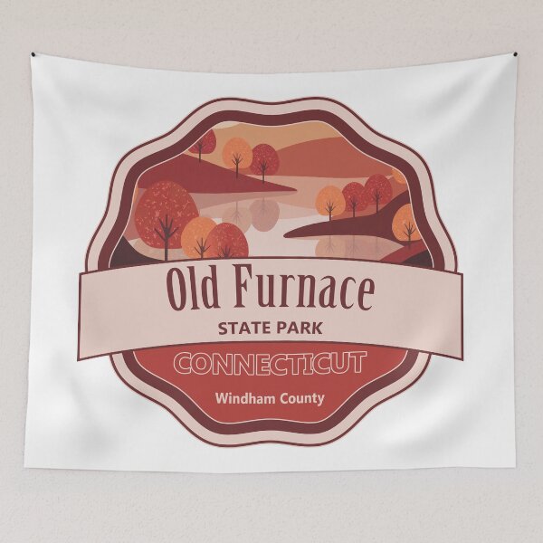Item preview, Old Furnace State Park Windham County Connecticut designed and sold by Wanderful-roads.