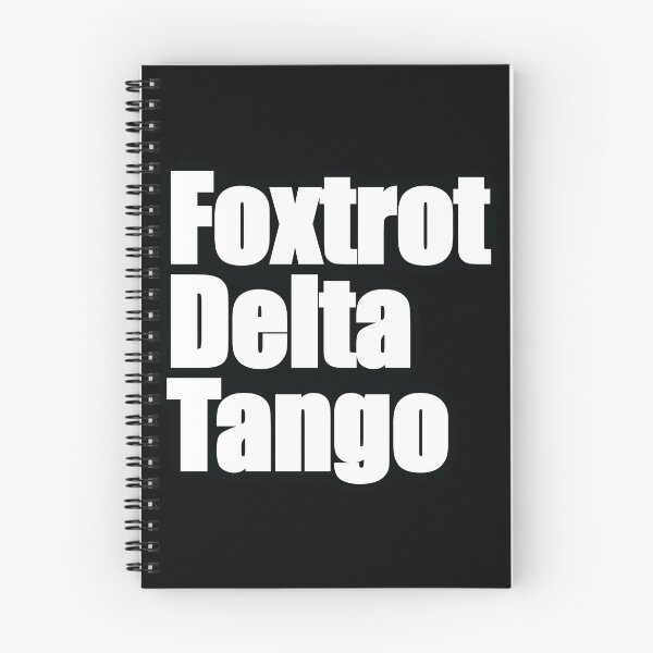 Item preview, Foxtrot Delta Tango (white) designed and sold by vividcrocodile.
