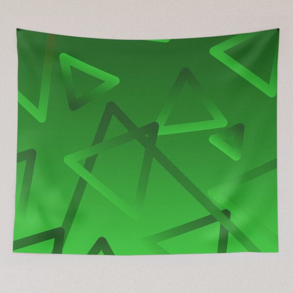 Item preview, Green triangles | gradient | color geometry designed and sold by dfly-creations.