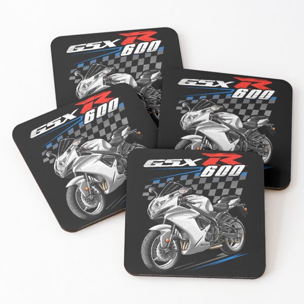 Item preview, Suzuki GSXR 600 2019 (Pearl Glacier White) for Motorcycle Riders designed and sold by MotoApparelHub.