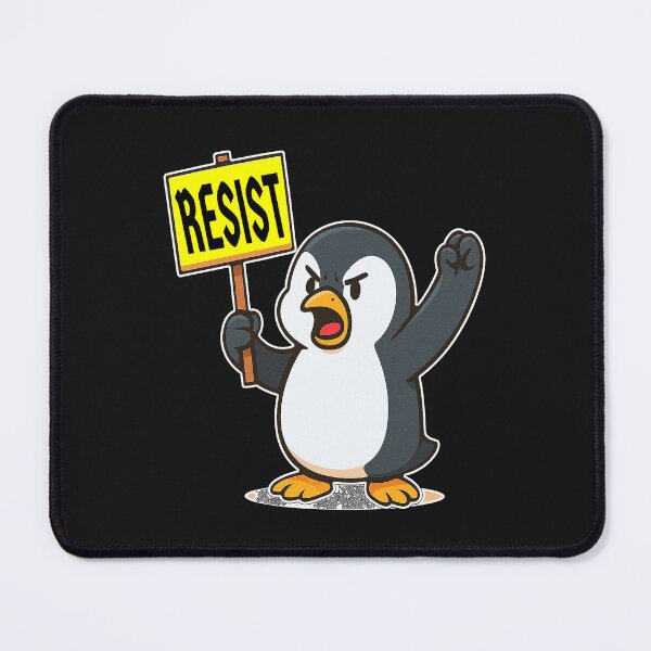 Item preview, Penguin protest and resist save democracy USA 2025 designed and sold by erozzz.