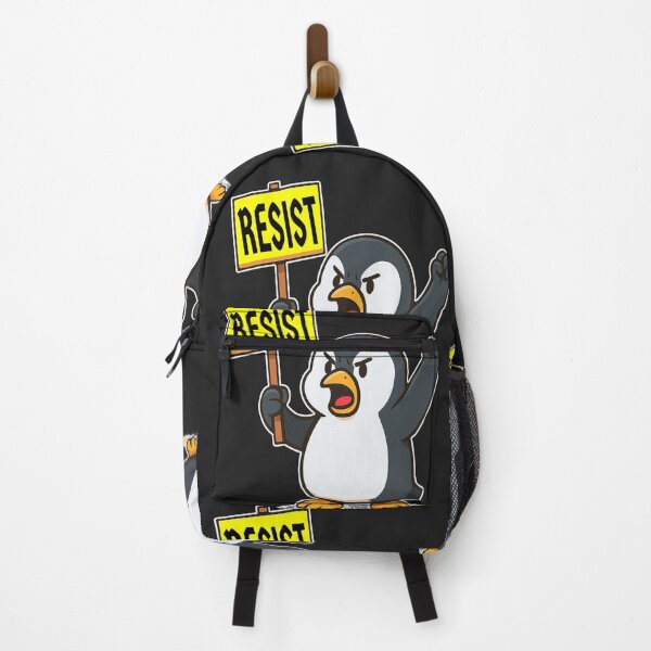 Item preview, Penguin protest and resist save democracy USA 2025 designed and sold by erozzz.