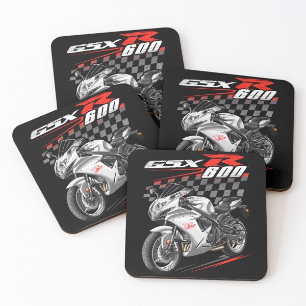 Item preview, Suzuki GSXR 600 2020 (Pearl Glacier White) for Motorcycle Riders designed and sold by MotoApparelHub.