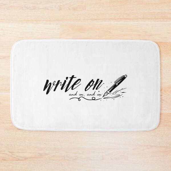 Item preview, Write On and On and On | Writer Motivation | Author Life | Am Writing designed and sold by SunandShade.