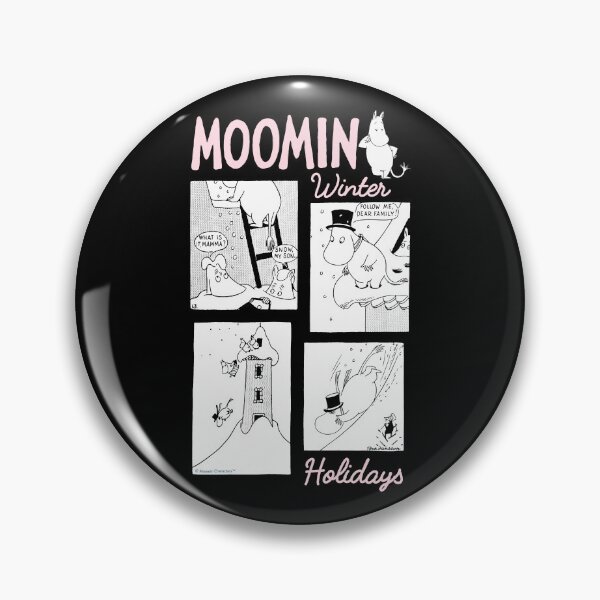 Item preview, Moomins Snow Slide Moomin Winter Holidays designed and sold by MoominStore.
