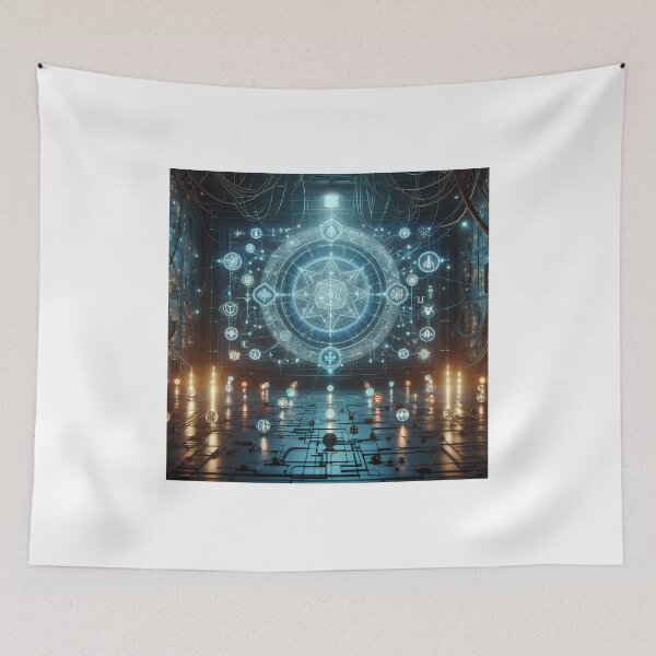 Item preview, Futuristic Alchemy Magic Tech Art designed and sold by DragonPurple.