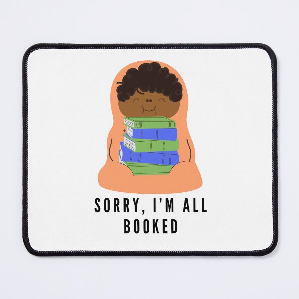 Item preview, Sorry, I'm all booked - happy peach reading burrito designed and sold by CreativeStrand.