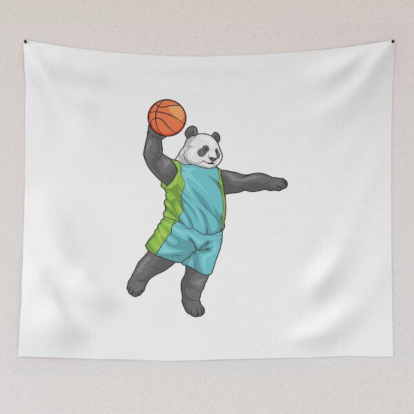 Item preview, Panda Basketball player Basketball designed and sold by Snabdesign84.