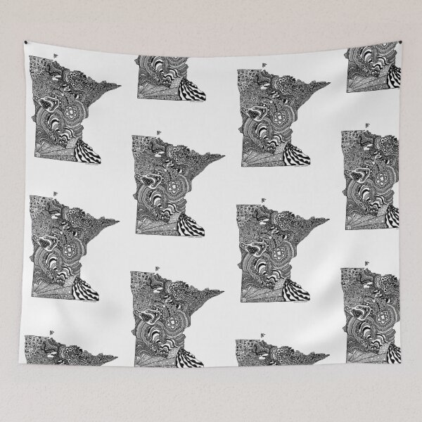 Item preview, Minnesota Zentangle designed and sold by Ashley Schroepfer.