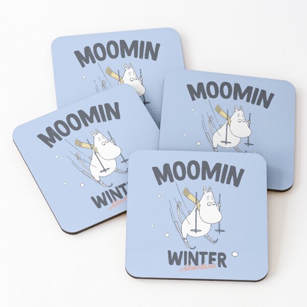 Item preview,  Moomin Winter Adventures Moomintroll Skiing designed and sold by MoominStore.