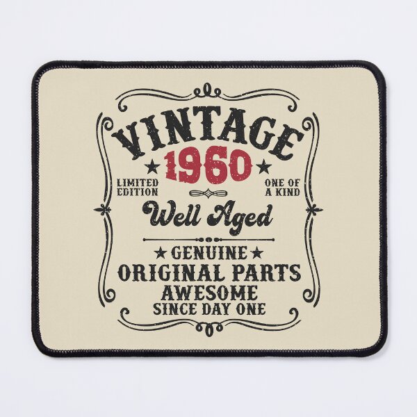 Item preview, 65th Birthday Vintage 1960 Well Aged 65 Awesome Years designed and sold by eclecTEEq.