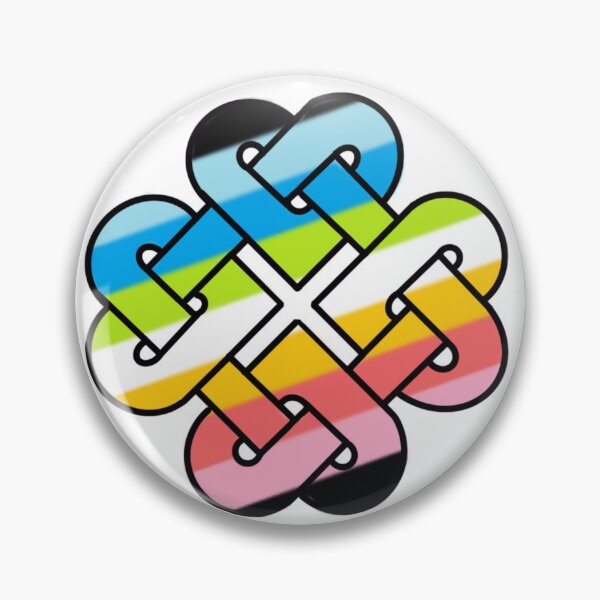Item preview, Celtic Quarter Heart Pride Knot - Queer Variant  designed and sold by cjo582.