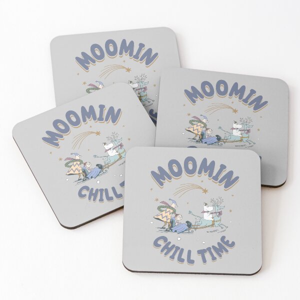 Item preview, Moomin Festive Winter Chill Time Sleigh Ride designed and sold by MoominStore.
