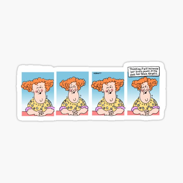 Brain Kegels Physical Therapy Sticker