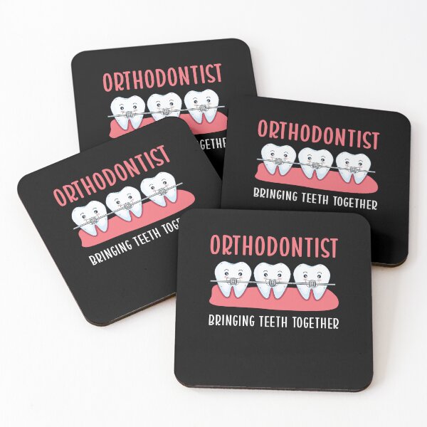 Item preview, Bringing Teeth Together - Orthodontist Orthodontic Hygienist designed and sold by DexertimaArt.