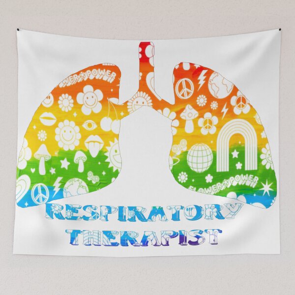 Item preview, Red Yellow Green Groovy Respiratory Therapist Lungs designed and sold by natnat7w.
