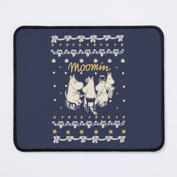 Item preview, Moomin Festive Pattern Moomintroll Snorkmaiden & Co designed and sold by MoominStore.