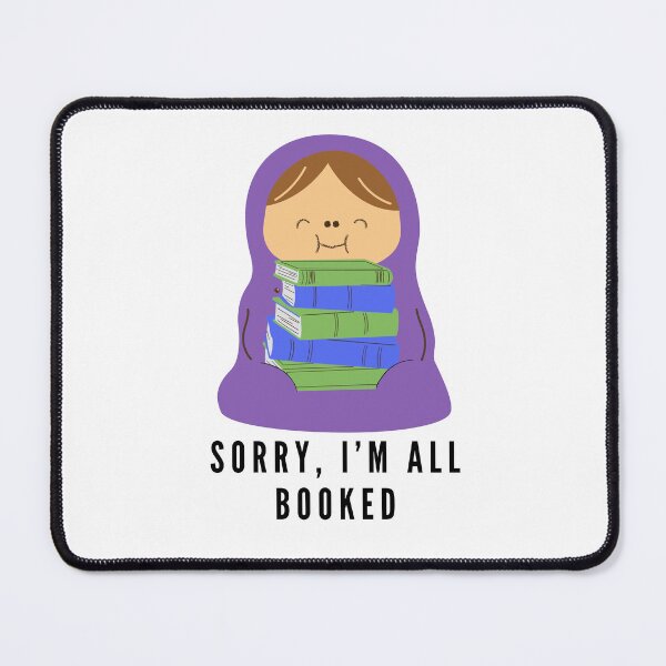Item preview, Sorry, I'm all booked - happy purple reading burrito designed and sold by CreativeStrand.