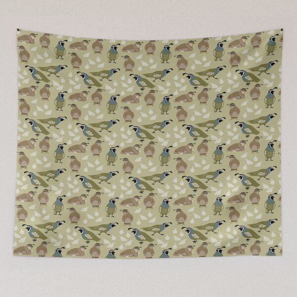 Item preview, Happy Quail Family designed and sold by ArtbyCouture.