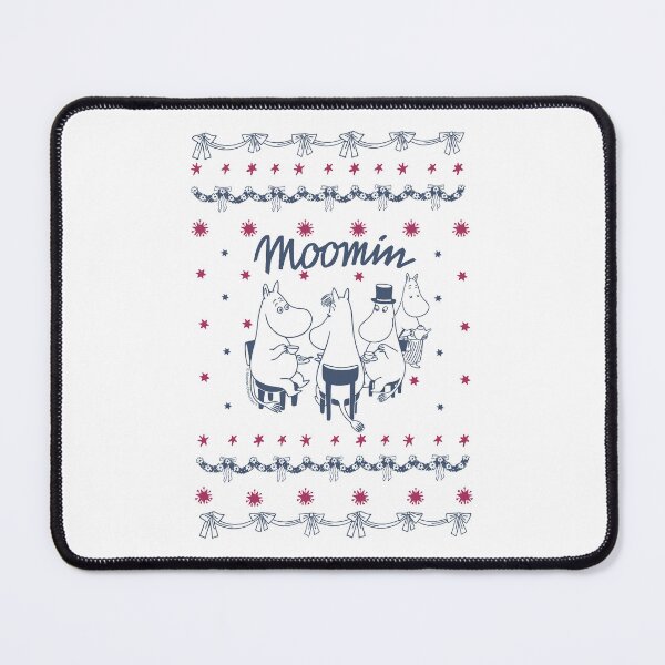 Item preview, Moomin Moomintroll Snorkmaiden & Co Festive Pattern designed and sold by MoominStore.