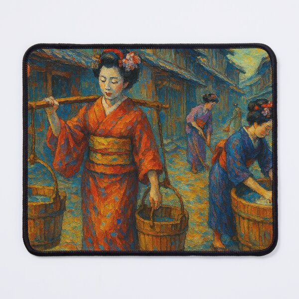 Item preview, Japanese Edo Era Women – Vintage Style Impressionist Artwork designed and sold by DelMoore93.
