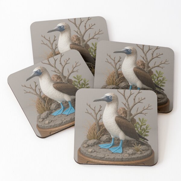 Item preview, The Wildlife Kings - Blue-footed Booby Diorama designed and sold by Earth Celebration Designs.
