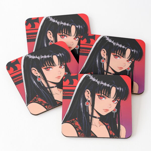 Item preview, Copia de Japanese manga girl with tattoos, 80s, red bikini. designed and sold by EpicMerchRealm.