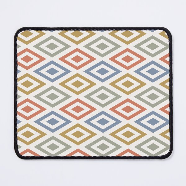 Item preview, Modern Geometric Pattern - Nested Diamonds in Earthy Tones designed and sold by chrisdembinski.