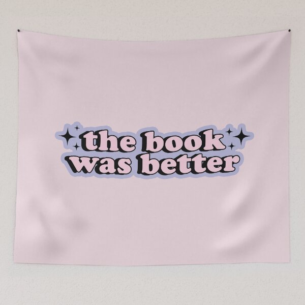 Item preview, The Book was Better Sticker designed and sold by baranskini.