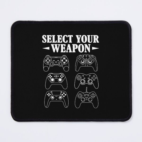 Item preview, SELECT YOUR WEAPON Video Game Controller designed and sold by DexertimaArt.