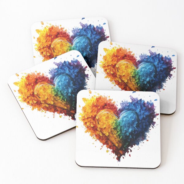 Item preview, Heartburst: A Symphony of Color & Texture designed and sold by Small Mandarin.