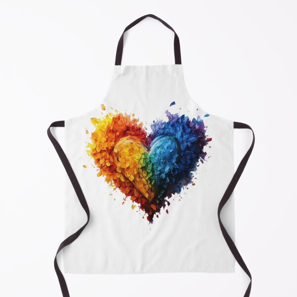 Artikelvorschau, Heartburst: Eine Symphonie aus Farbe und Textur entworfen und verkauft von Small Mandarin.