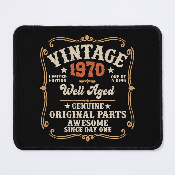 Item preview, 55th Birthday Vintage 1970 Well Aged 55 Awesome Years designed and sold by eclecTEEq.