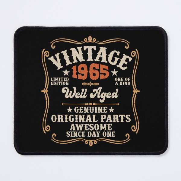 Item preview, 60th Birthday Vintage 1965 Well Aged 60 Awesome Years designed and sold by eclecTEEq.