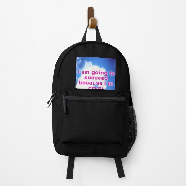 Item preview, i am going to succeed because i'm crazy meme funny positivity silly aesthetic  designed and sold by bubbleiel.