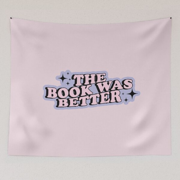 Item preview, The Book was Better Sticker designed and sold by baranskini.