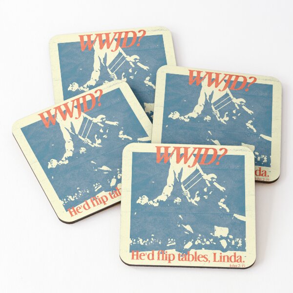 Item preview, WWJD? He'd Flip Tables, Linda designed and sold by gvoprintsco.