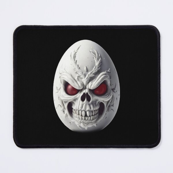 Item preview, A White Scary Demon Easter Egg designed and sold by ashutoashutosh.