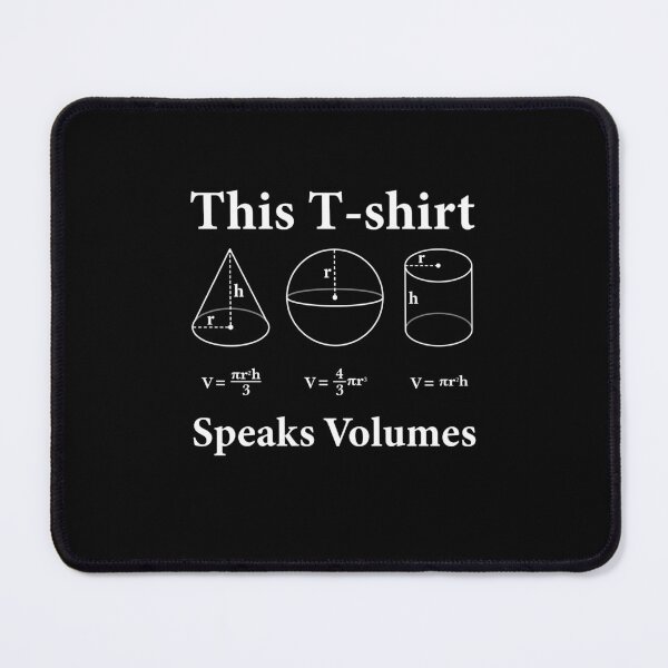 Item preview, This Speaks Volumes Funny Maths Science Geeky Pun designed and sold by DexertimaArt.