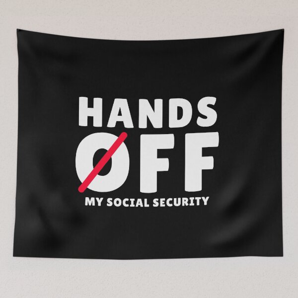 Item preview, Hands Off Social Security designed and sold by ThereseLyssia.