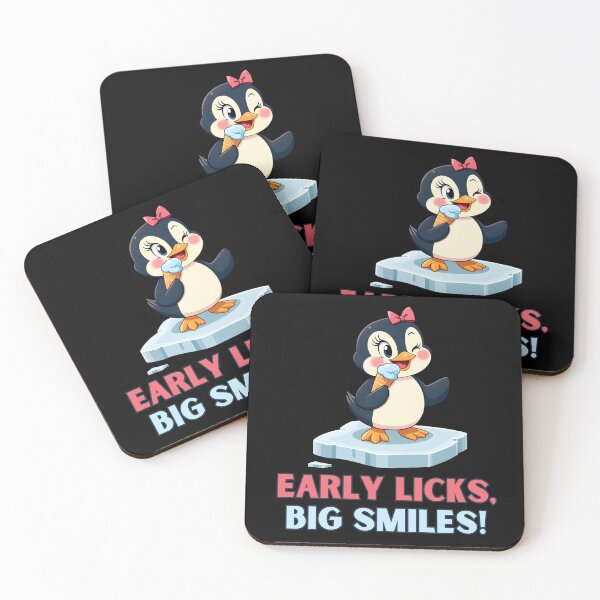Item preview, Cute Penguin with Ice Cream and Cheeky Slogan Design, Ice Bath designed and sold by IceBathDESIGNS.