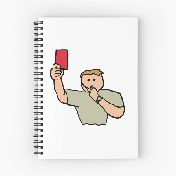 Item preview, Red Card Football Referee designed and sold by Mark-Ewbie.