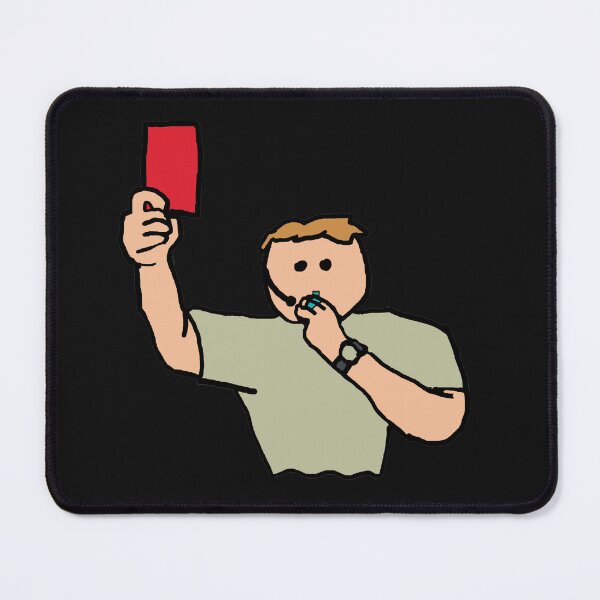 Item preview, Red Card Football Referee designed and sold by Mark-Ewbie.