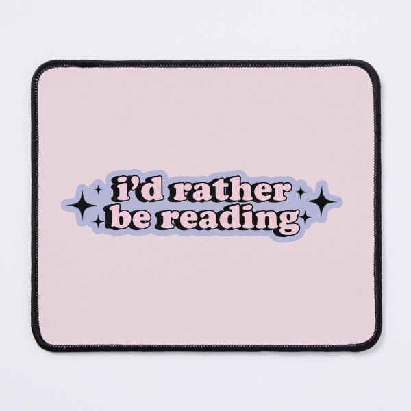 Item preview, Rather be Reading Sticker designed and sold by baranskini.